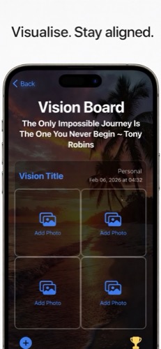 Vision board creation